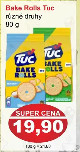PLUS JIP Bake Rolls Tuc nabídka