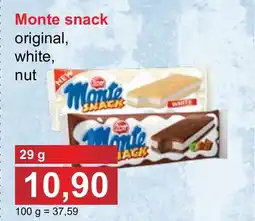 PLUS JIP Monte snack nabídka