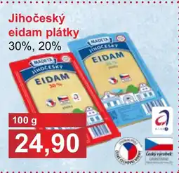 PLUS JIP Madeta Jihočeský eidam plátky nabídka