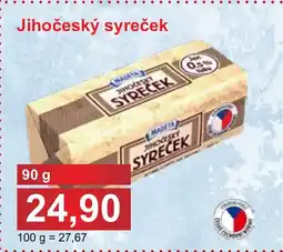 PLUS JIP Madeta Jihočeský syreček nabídka