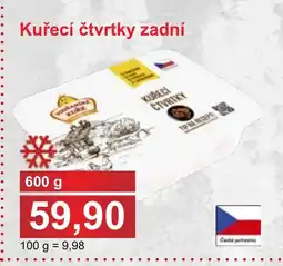 PLUS JIP Kuřecí čtvrtky zadní nabídka