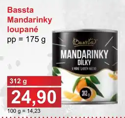 PLUS JIP Bassta Mandarinky loupané nabídka