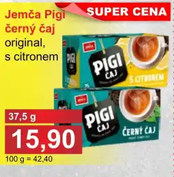 PLUS JIP Jemča Pigi černý čaj nabídka