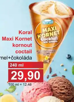 PLUS JIP Koral Maxi Kornet kornout coctail nabídka