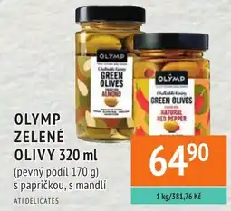 Coop hb Olymp zelené olivy nabídka