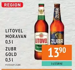 Coop hb Litovel moravan, Zubr gold nabídka