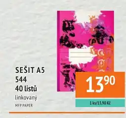 Coop hb Sešit A5 544.40 listů linkovaný nabídka