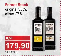 PLUS JIP Fernet Stock nabídka