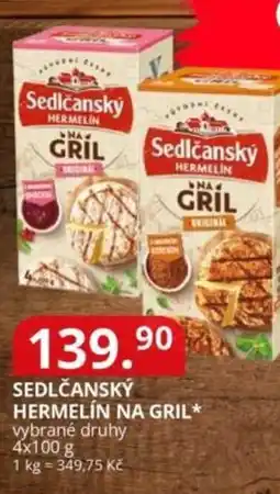 Potraviny CZ Sedlčanský hermelín na gril nabídka