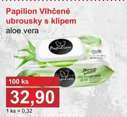 PLUS JIP Papilion Vlhčené ubrousky s klipem nabídka