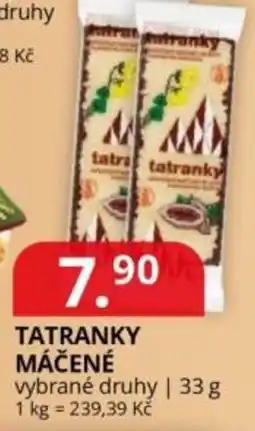 Potraviny CZ Tatranky máčené nabídka