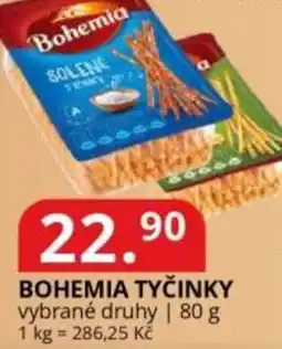 Potraviny CZ Bohemia tyčinky nabídka