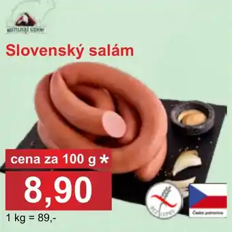 PLUS JIP Slovenský salám nabídka