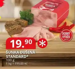 Potraviny CZ Šunka dušená standard nabídka