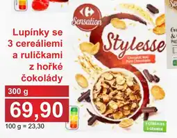 PLUS JIP Lupínky se 3 cereáliemi a ruličkami z hořké čokolády nabídka