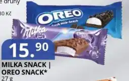 Potraviny CZ Milka snack | oreo snack nabídka