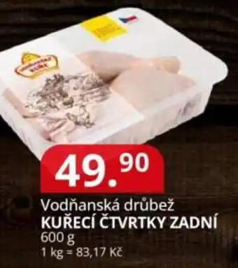 Potraviny CZ Vodňanská drůbež kuřecí čtvrtky zadní nabídka