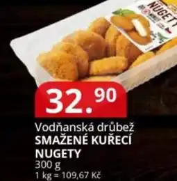 Potraviny CZ Vodňanská drůbež smažené kuřecí nugety nabídka