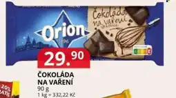 Potraviny CZ Čokoláda na vaření nabídka