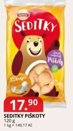 Potraviny CZ Seditky piškoty nabídka