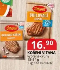 Potraviny CZ Koření vitana nabídka