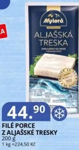Potraviny CZ Filé porce z aljašské tresky nabídka