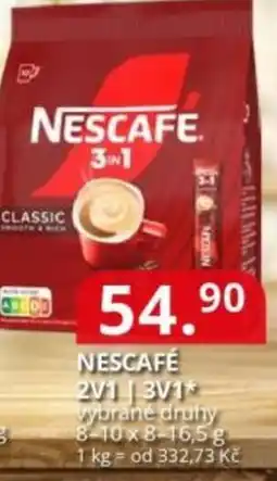 Potraviny CZ Nescafé 2v1 3v1 nabídka