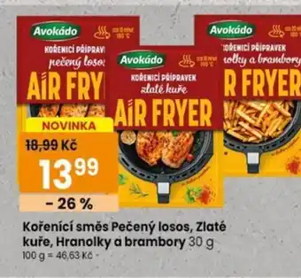 Kořenící směs Pečený losos, Zlaté kuře, Hranolky a brambory