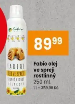TEMPO Fabio olej ve spreji rostlinný nabídka