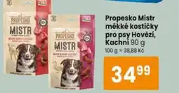 TEMPO Propesko Mistr měkké kostičky pro psy Hovězí, Kachni nabídka