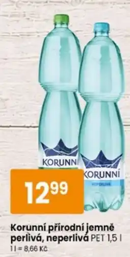 TEMPO Korunní přírodní jemně perlivá, neperlivá nabídka