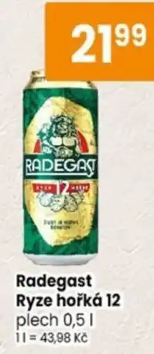 TEMPO Radegast Ryze hořká 12 nabídka