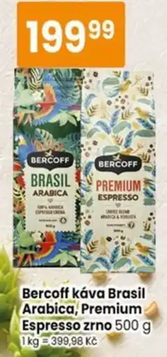 TEMPO Bercoff káva Brasil Arabica, Premium Espresso zrno nabídka