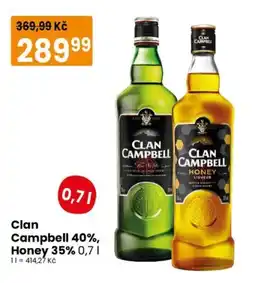 TEMPO Clan Campbell 40%, Honey 35% nabídka