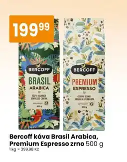 TEMPO Bercoff káva Brasil Arabica, Premium Espresso zrno nabídka