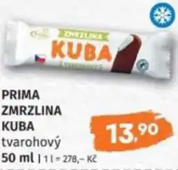 Konzum Prima zmrzlina kuba tvarohový nabídka