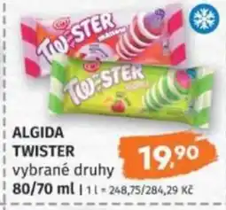 Konzum Algida twister nabídka