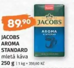 Konzum Jacobs aroma standard mletá káva nabídka