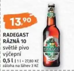 Konzum Radegast rázná 10 nabídka