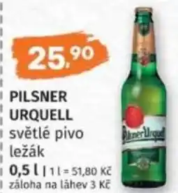 Konzum Pilsner urquell nabídka