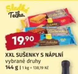 Konzum Xxl sušenky s náplní nabídka