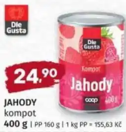 Konzum Jahody kompot nabídka
