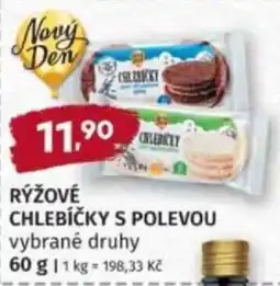 Konzum Rýžové chlebíčky s polevou nabídka