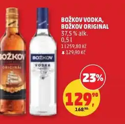 Penny Market Božkov vodka, božkov original nabídka