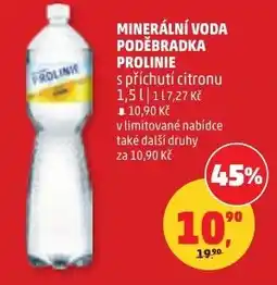 Penny Market Minerální voda poděbradka prolinie nabídka