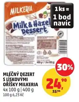 Penny Market Mléčný dezert s lískovými oříšky milkeria nabídka
