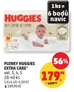 Penny Market Plenky huggies extra care nabídka