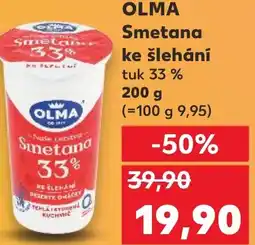 Kaufland OLMA Smetana ke šlehání nabídka