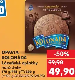 Kaufland OPAVIA KOLONÁDA Lázeňské oplatky nabídka