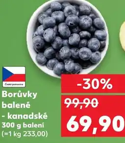 Kaufland Borůvky balené kanadské nabídka